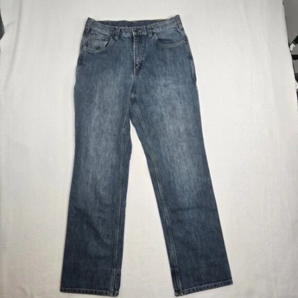 Other - CARHARTT Men's Size 33x32 Utility Jeans Carpenters Relaxed Fit Flaws ReadCARHART